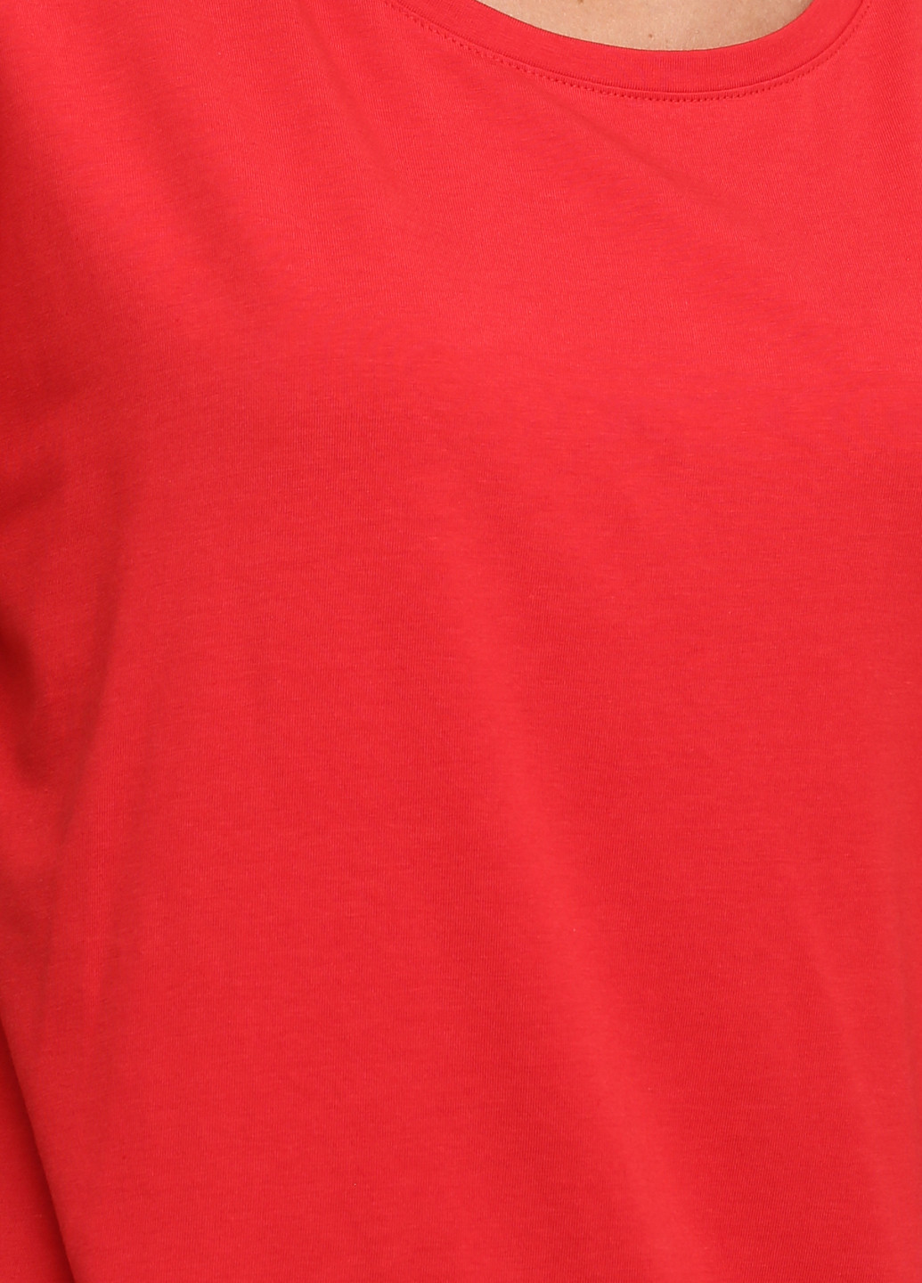 Красная летняя футболка BRANDTEX COPENHAGEN