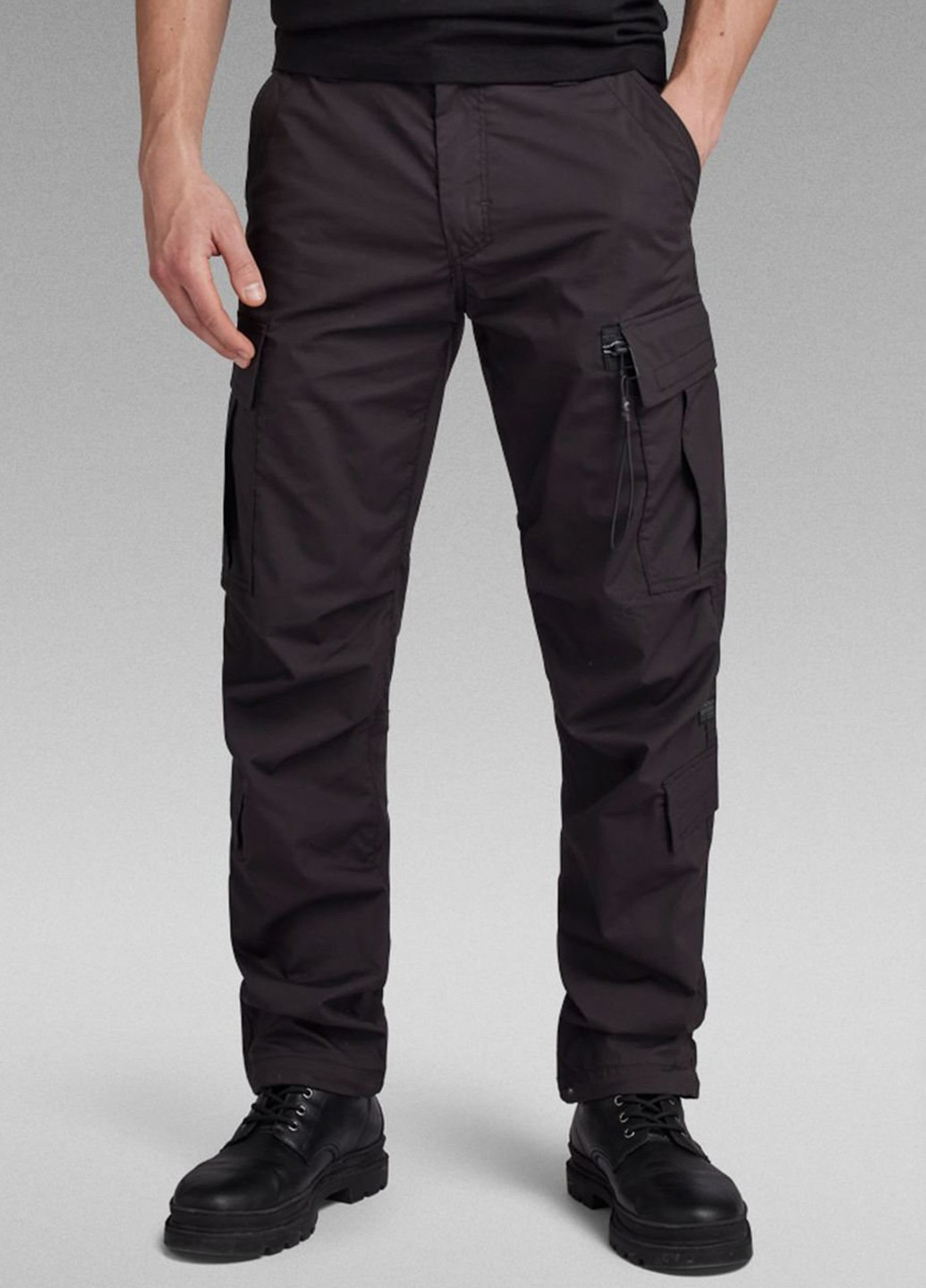 Темно-серые кэжуал демисезонные карго брюки G-Star Raw