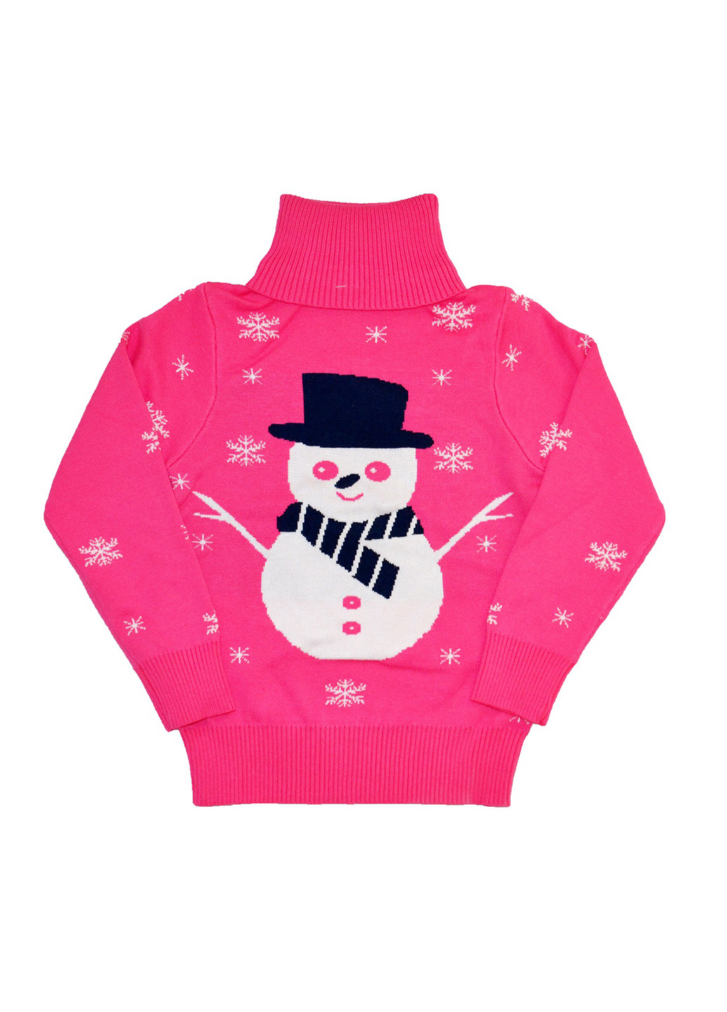 Розовый зимний свитер джемпер Sweet Hats