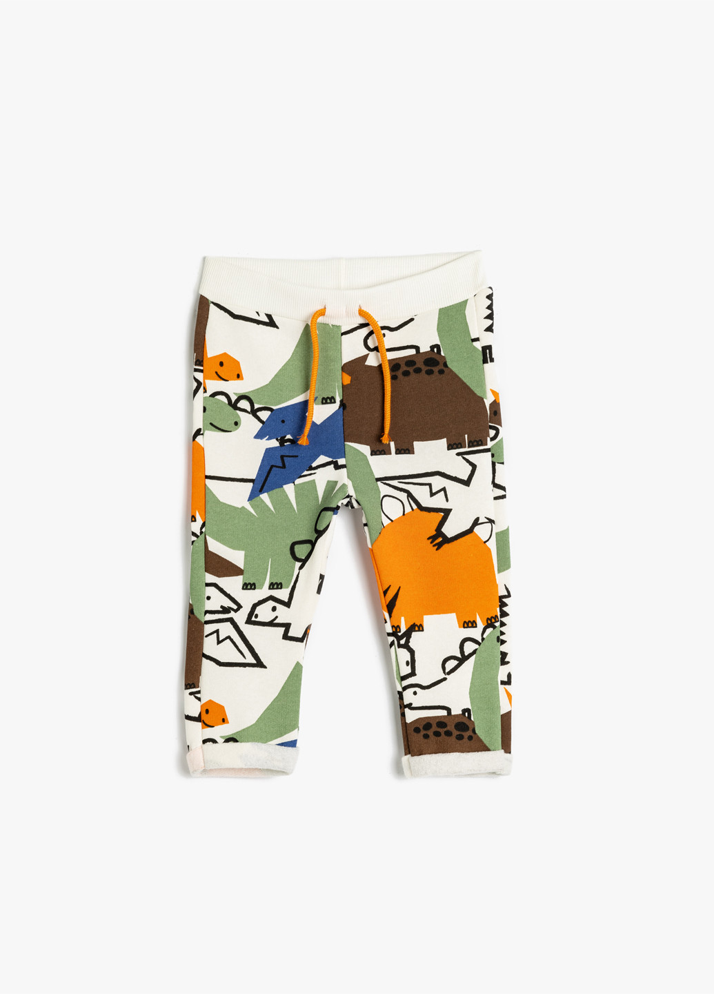 Молочные спортивные демисезонные брюки прямые KOTON