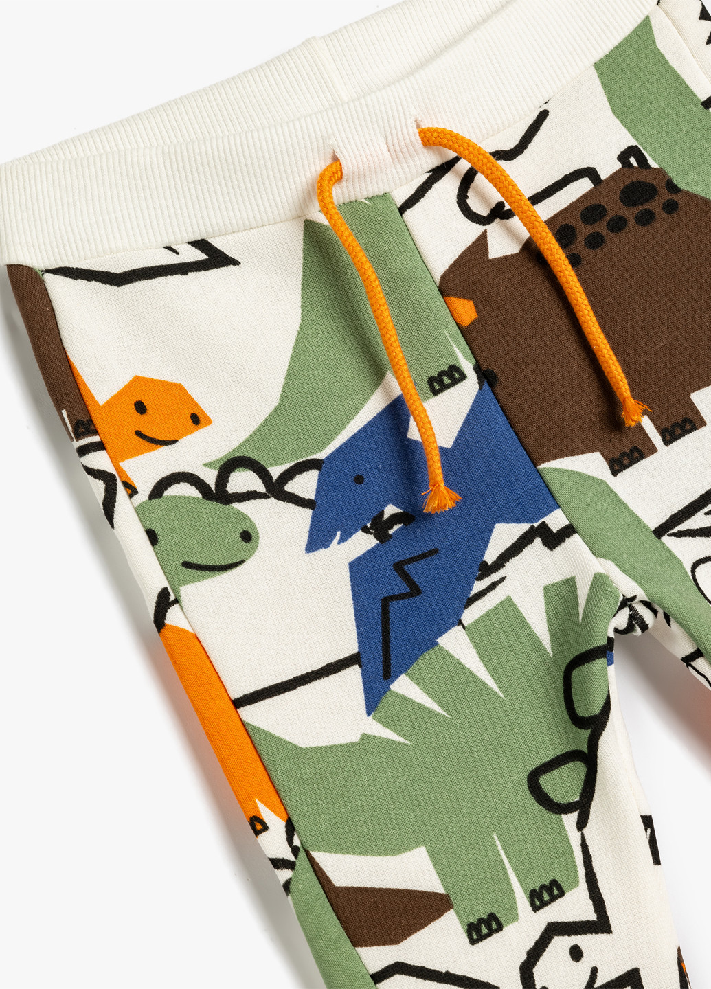 Молочные спортивные демисезонные брюки прямые KOTON