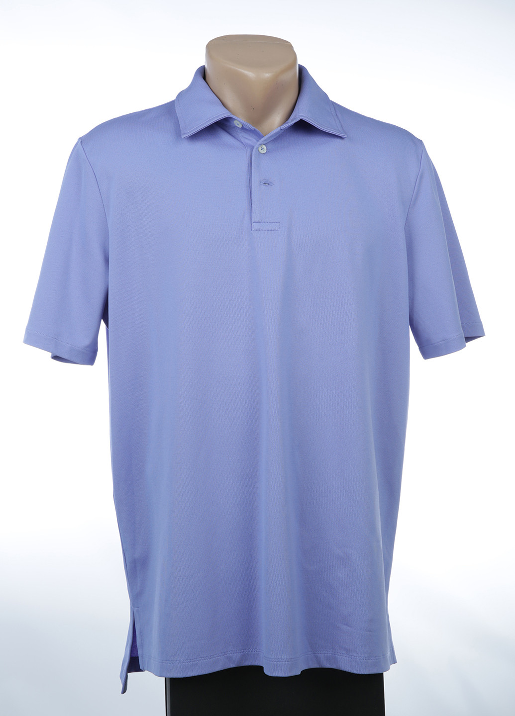 Лавандовая футболка-поло для мужчин Ralph Lauren однотонная