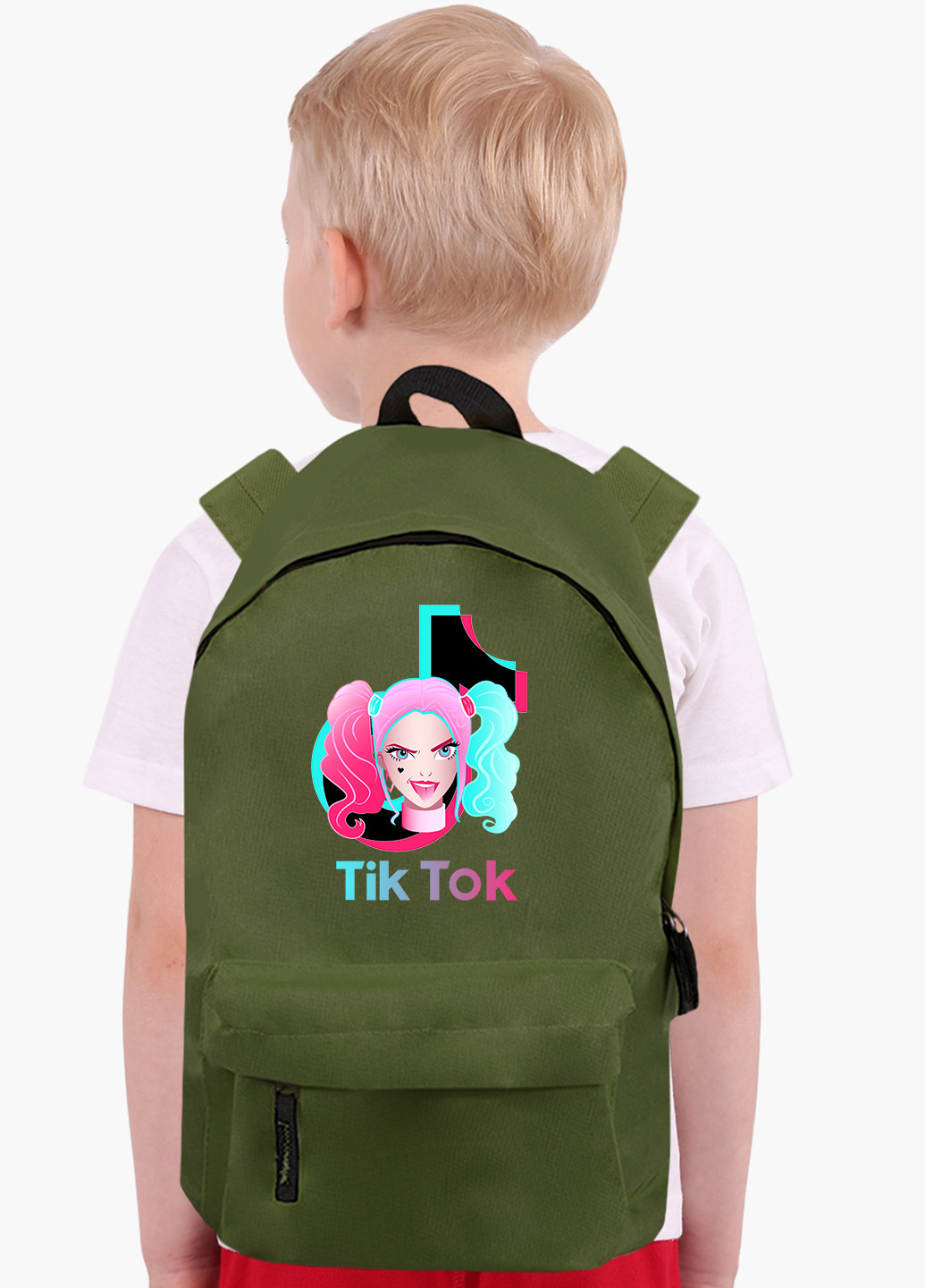 Детский рюкзак Харли Квинн (Куинн) Тик Ток (Harley Quinn TikTok) (9263-1646) MobiPrint (217071110)