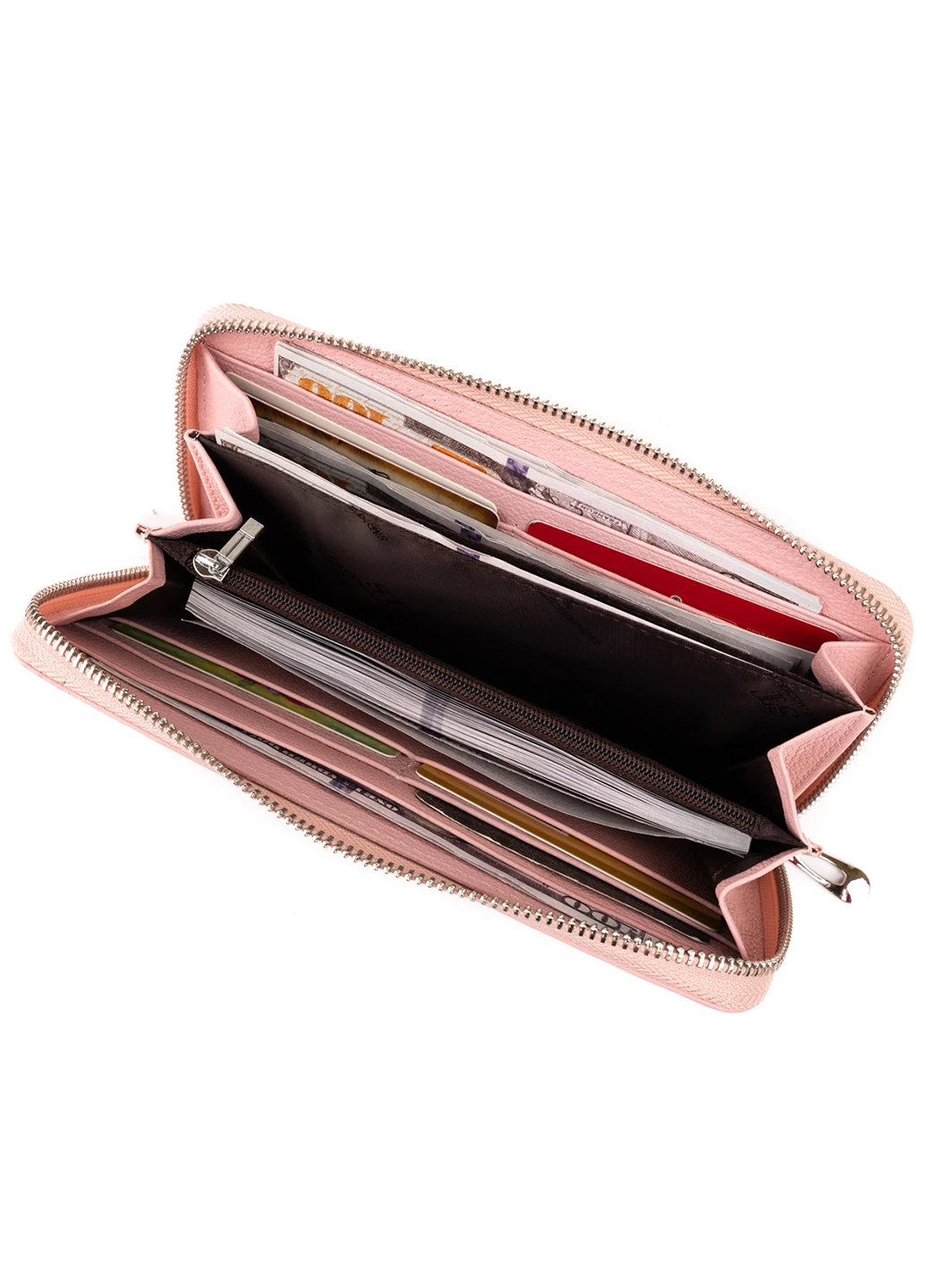 Жіночий шкіряний гаманець-клатч 20х9,5х2,3 см st leather (229461147)