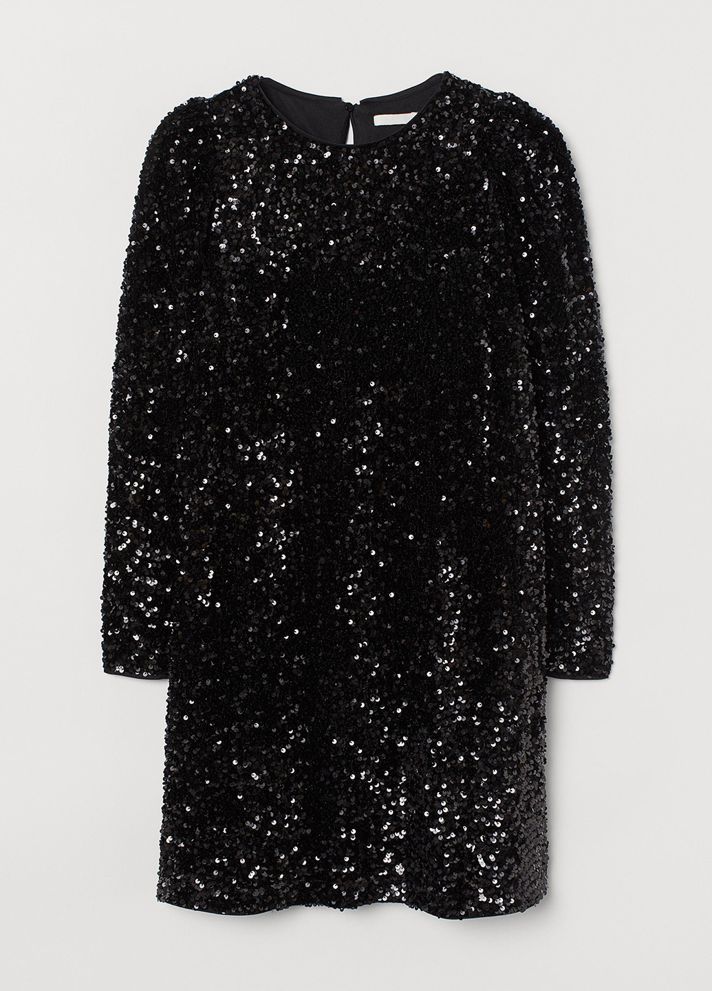 Черное коктейльное платье H&M однотонное