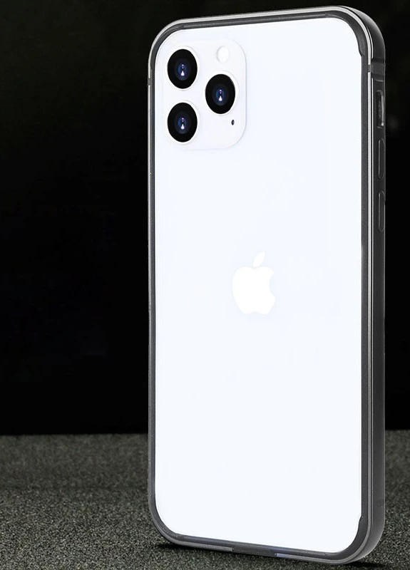 Metal + PC Бампер The Grand Series для Apple iPhone 12 Pro / 12 (6.1 ') Чорний (is_00000040518_2) G-Case (229725660)