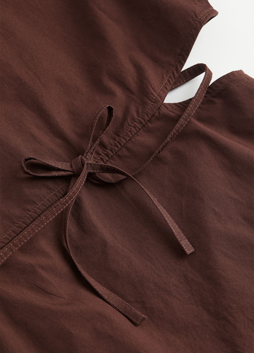Темно-коричнева кежуал сукня сорочка H&M однотонна