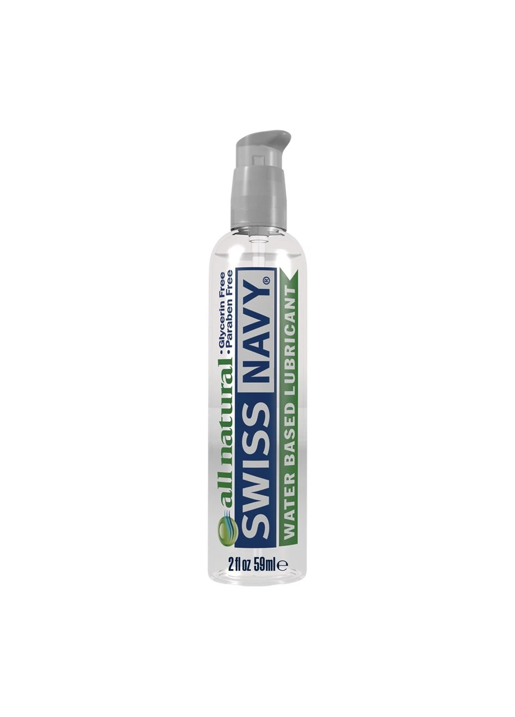 Лубрикант на водній основі для чутливої шкіри All Natural 59 мл Swiss Navy (253932297)