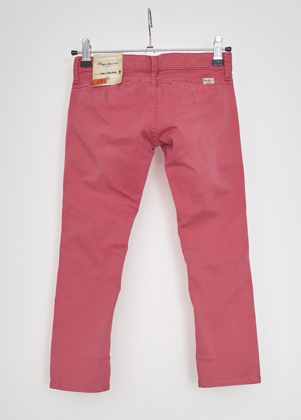 Розовые демисезонные прямые джинсы Pepe Jeans