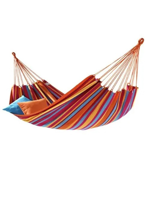 Гамак гавайский с планкой 210х150 Оранжевый No Brand (253919402)