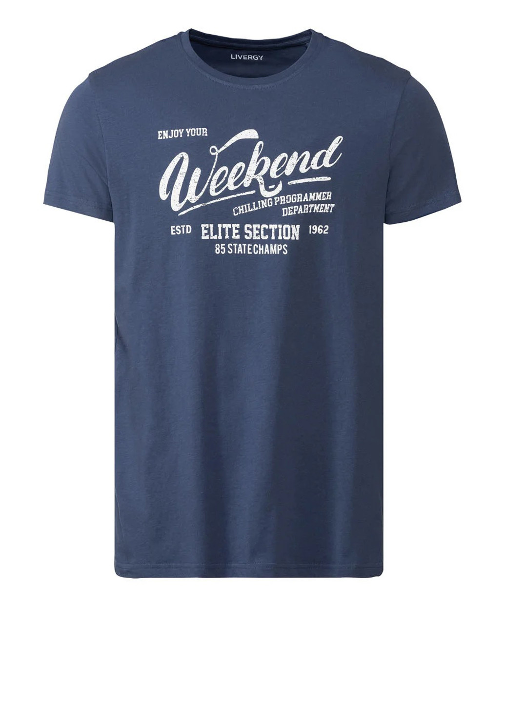 Синяя футболка Livergy