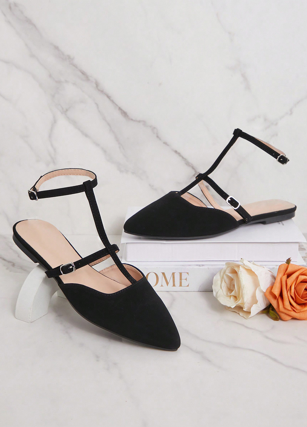 SHEIN Туфли черный з искусственная кожа, китай — лето (339855337)