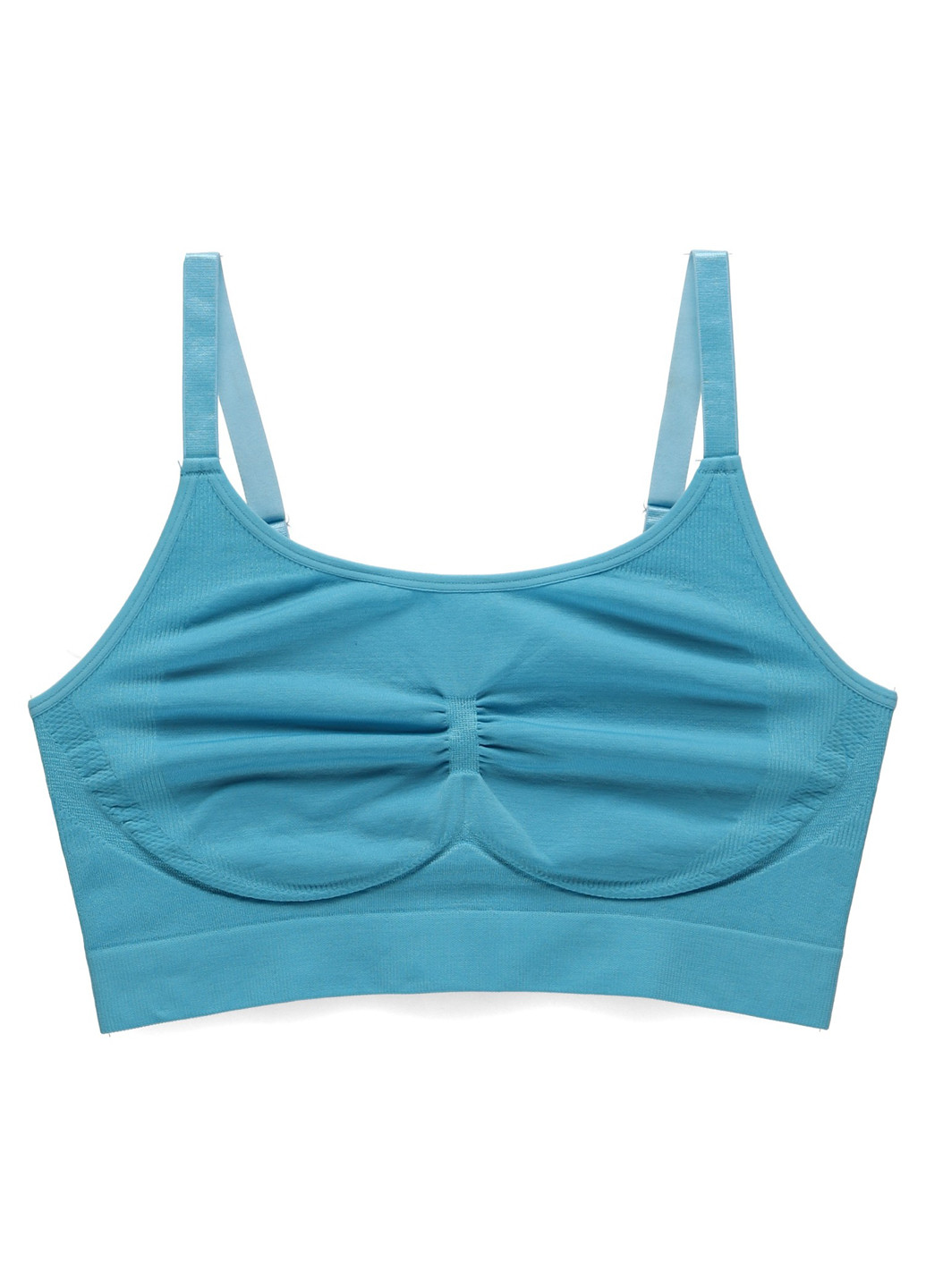 Блакитний топ бюстгальтер Crivit без кісточок поліамід