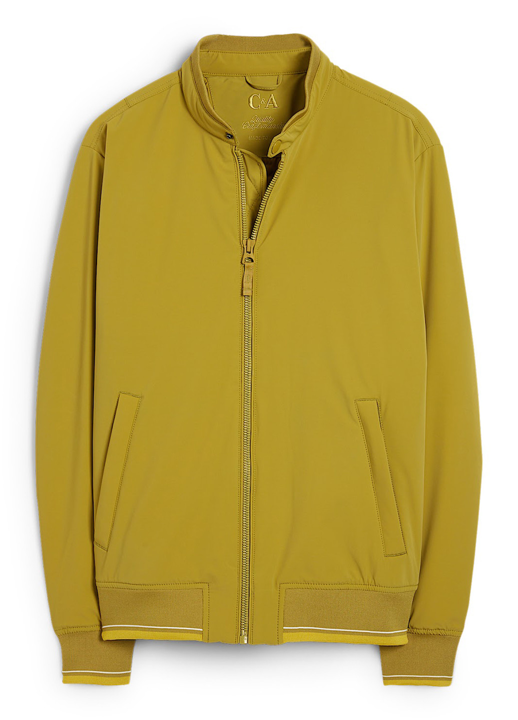 Горчичная демисезонная куртка C&A