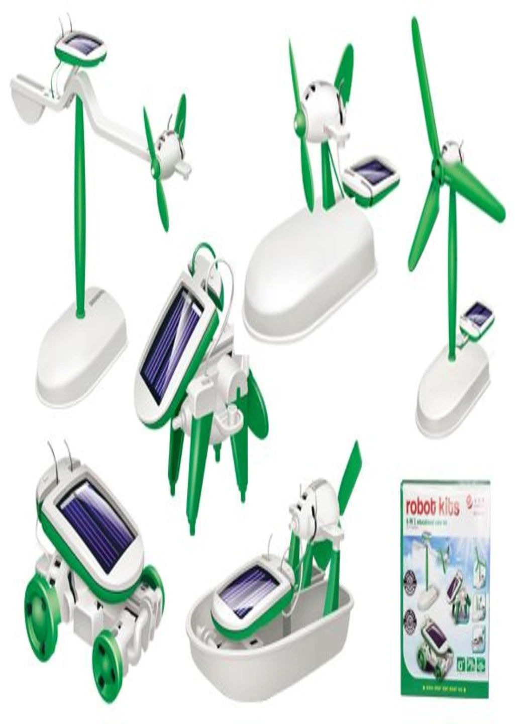 Конструктор на сонячній батареї RobotKits 6 в 1 (34856981-В) Francesco Marconi (230586655)