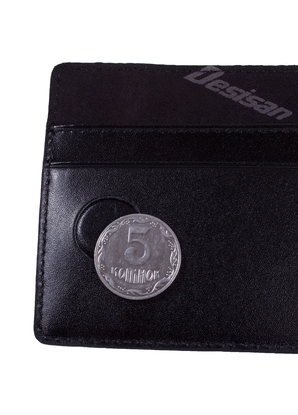 Мужской кожаный кошелек 10,5х8,5х1,2 см Desisan (255710048)
