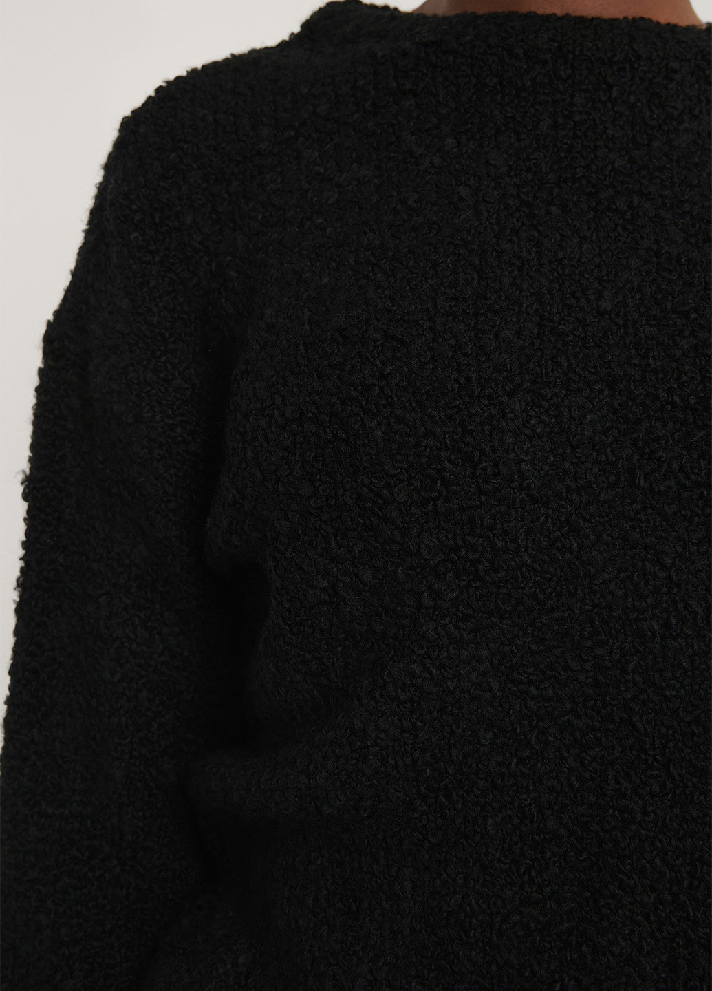 Черный демисезонный свитер джемпер NA-KD