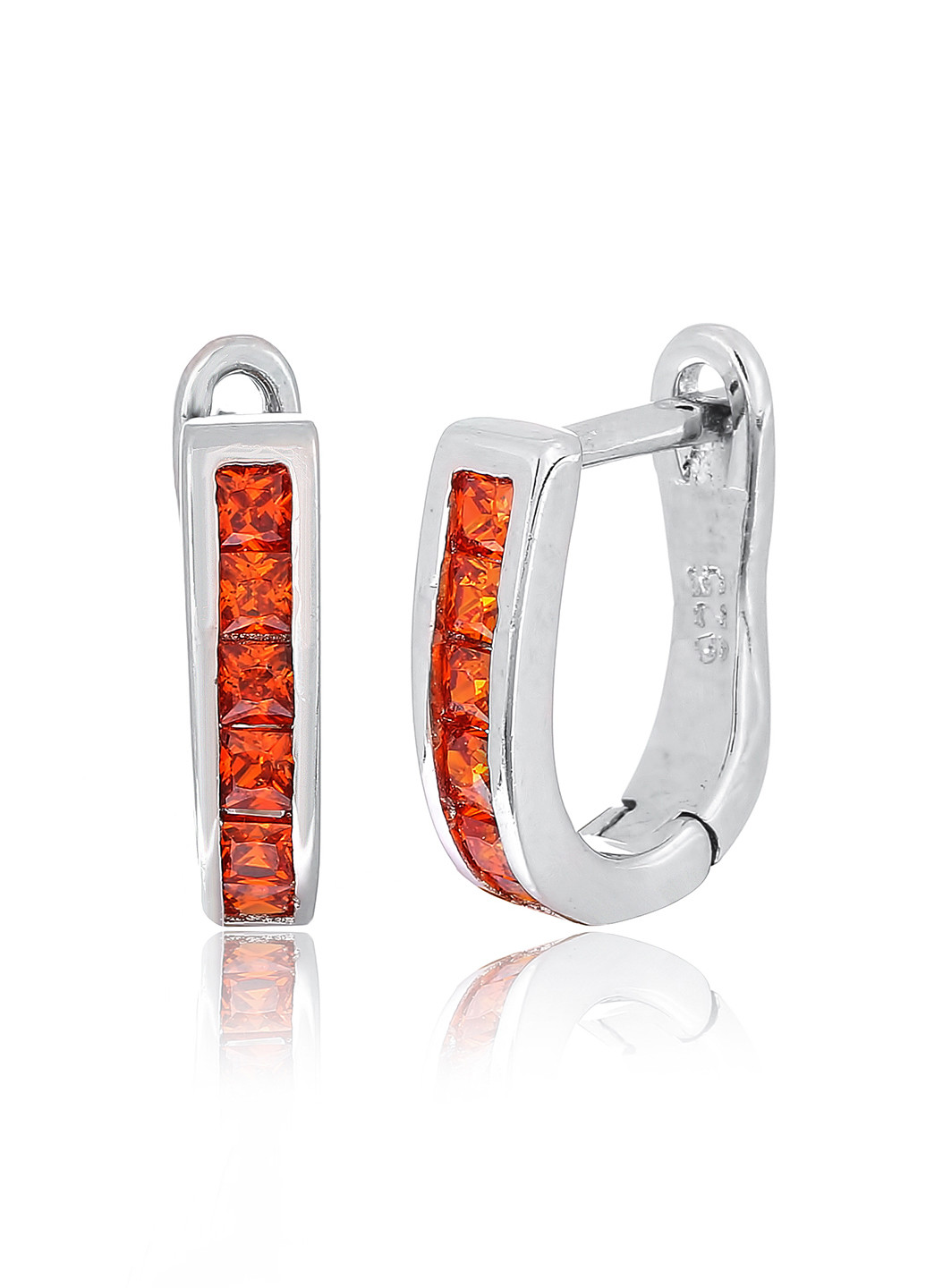 Срібні сережки з фіанітами с2фг / 159 Silvex925 (201169343)