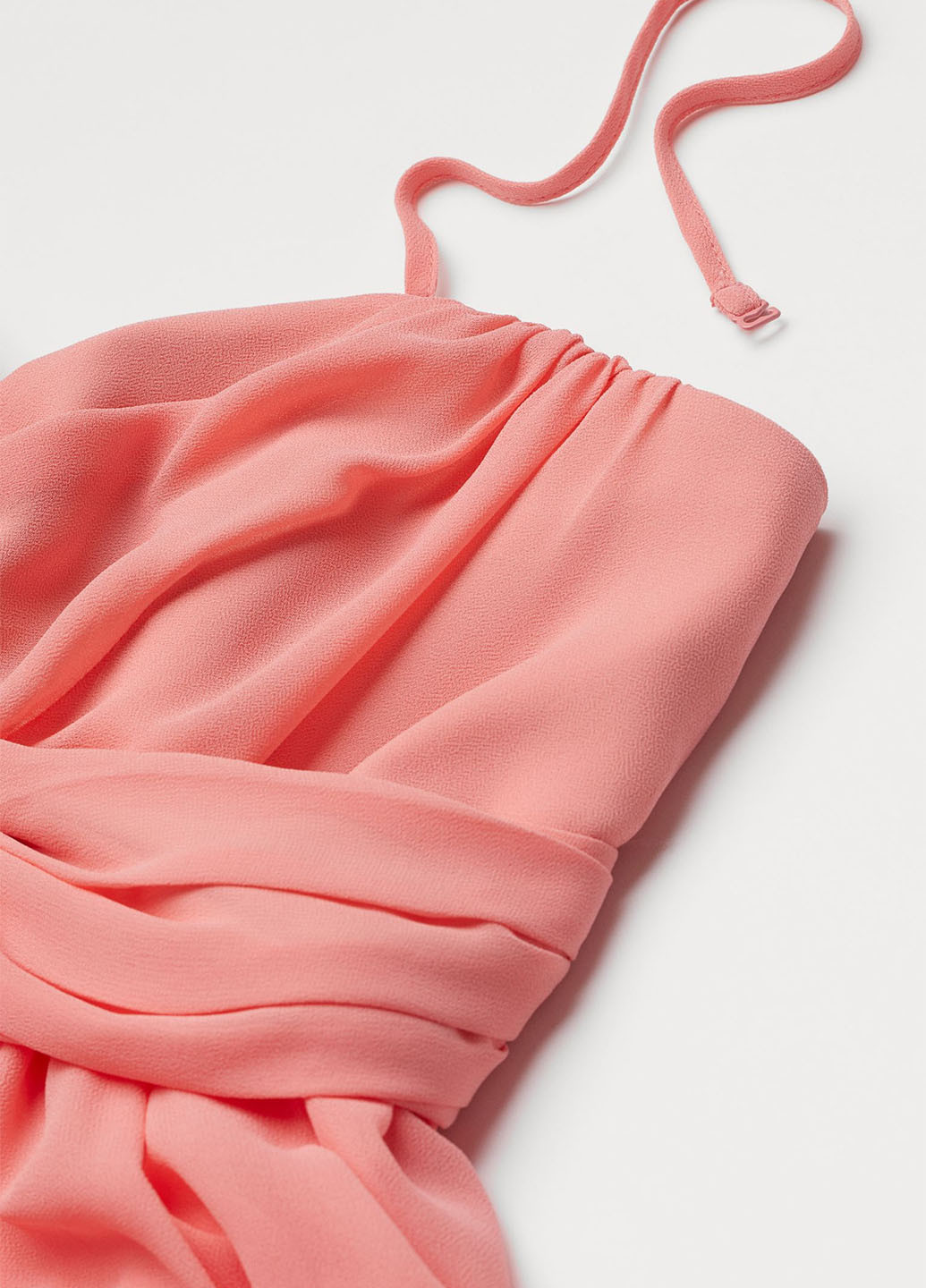 Розовое вечернее платье для беременных и кормящих H&M однотонное