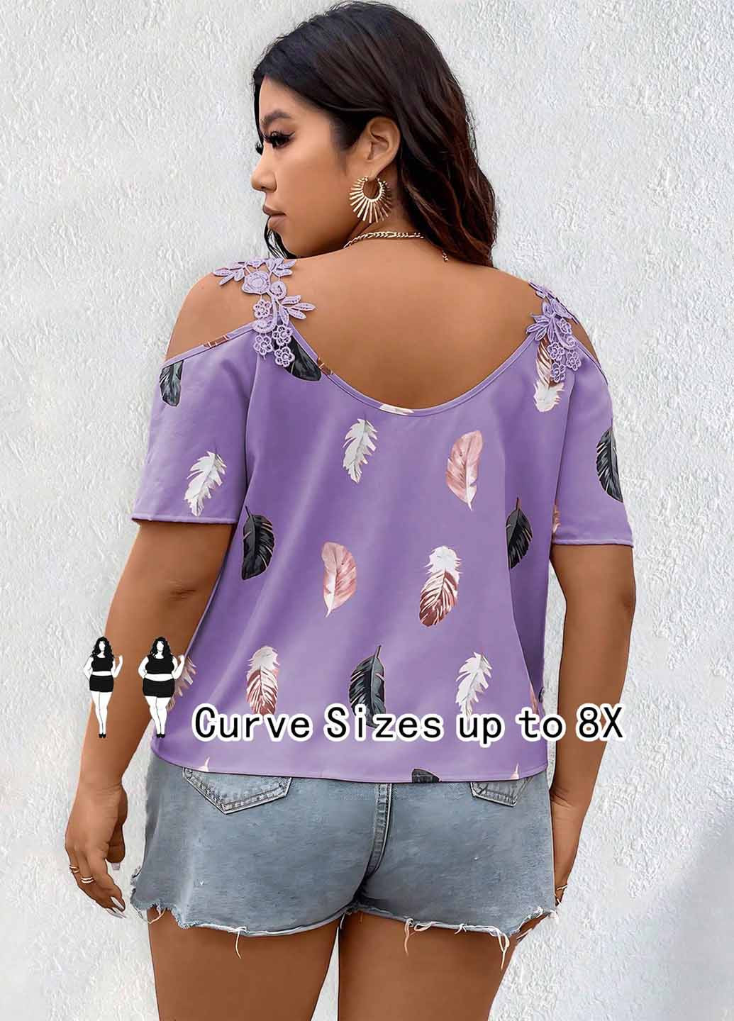 Фіолетова блуза SHEIN