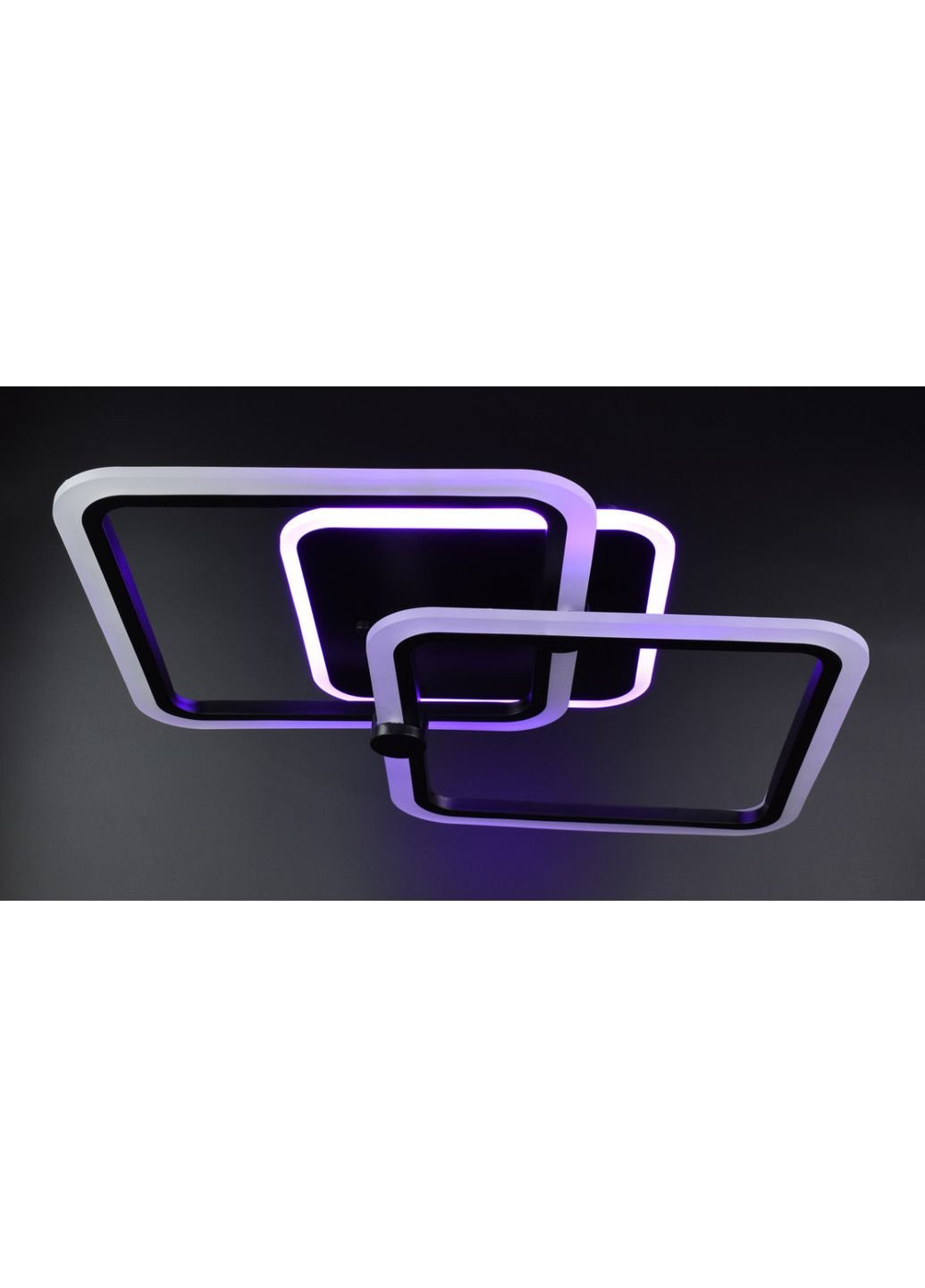 Люстра потолочная LED с пультом A2503/2-RGB-bk Черный 10х41х63 см. Sunnysky (253527738)