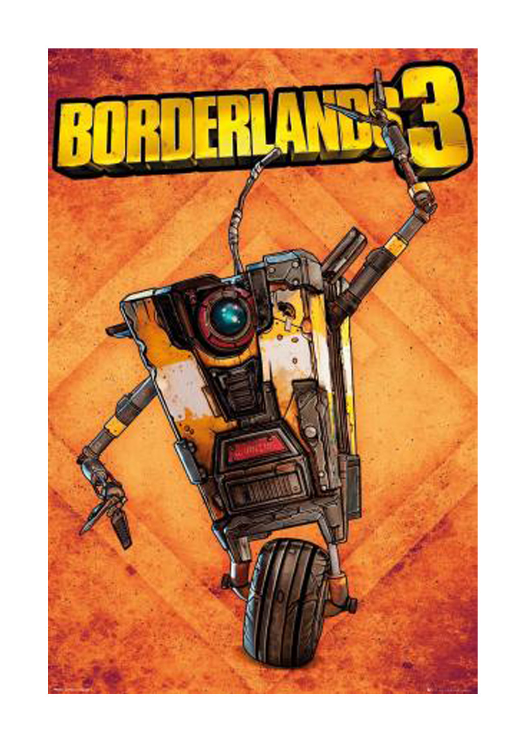 Постер GB eye Borderlands 3 - Claptrap Gbeye (221793667)