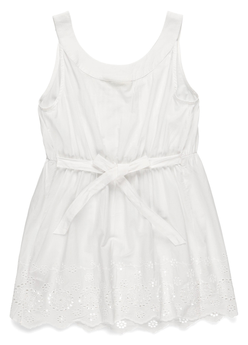 Белое кэжуал платье JoJo Maman Bebe однотонное