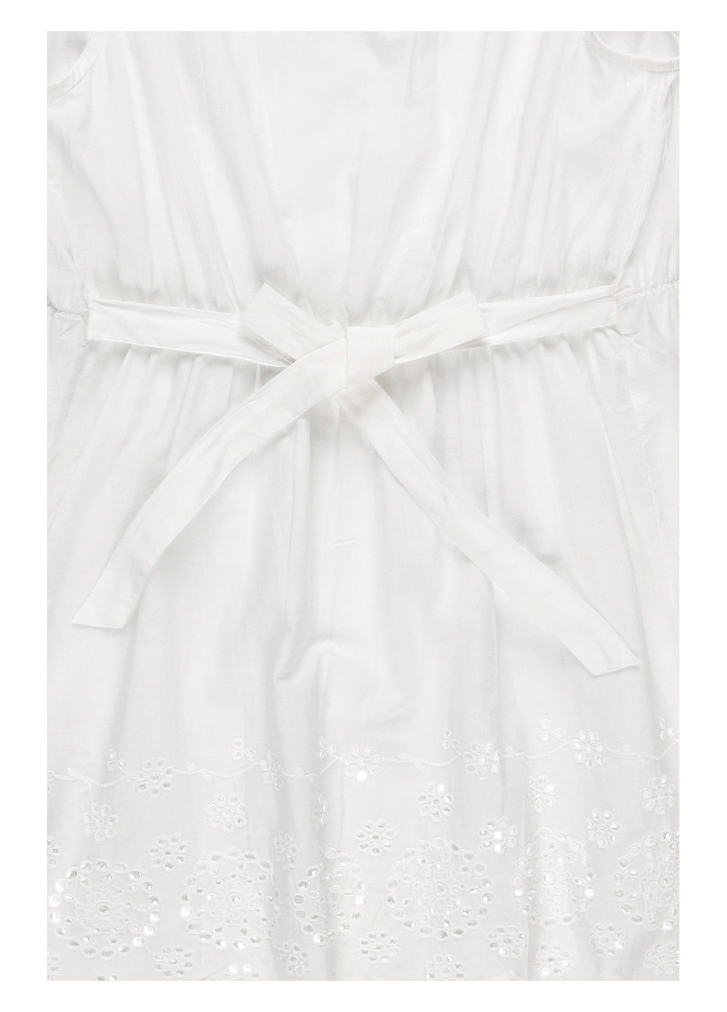 Белое кэжуал платье JoJo Maman Bebe однотонное