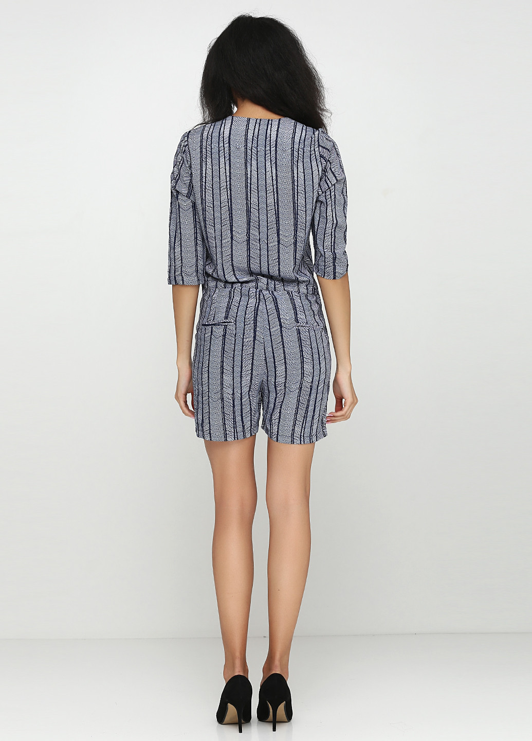 Комбінезон Just Female комбінезон-шорти смужка синій кежуал