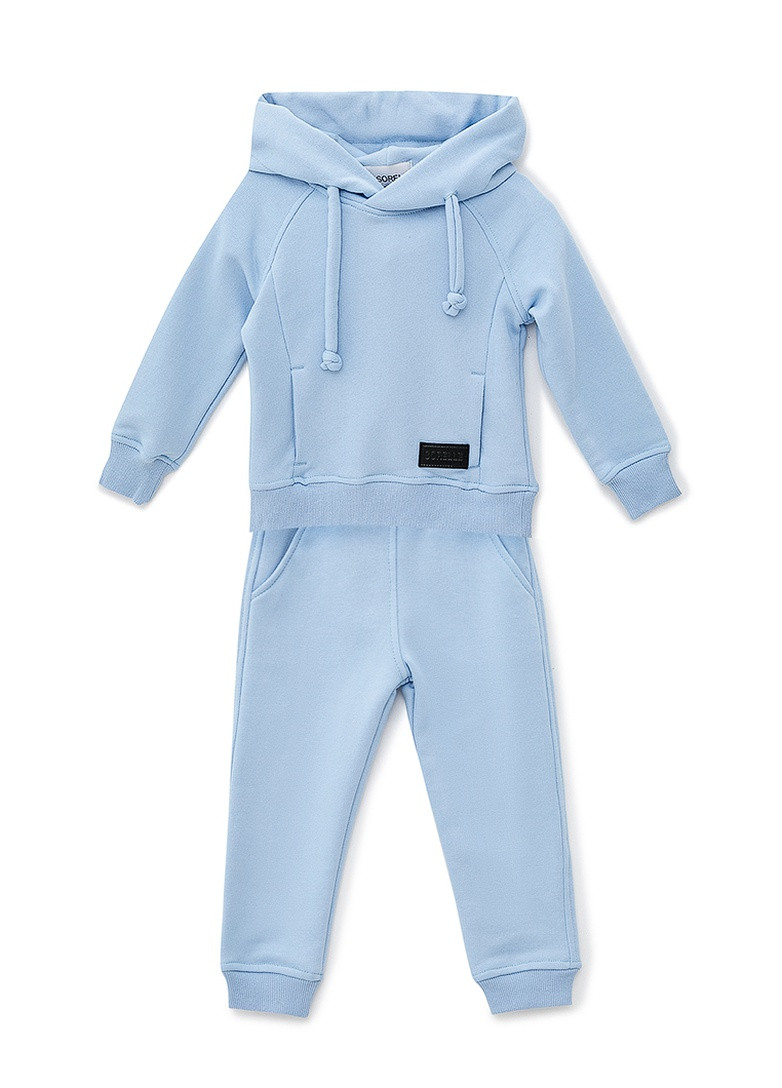 Блакитний демісезонний дитячий костюм без начосу Sorelle