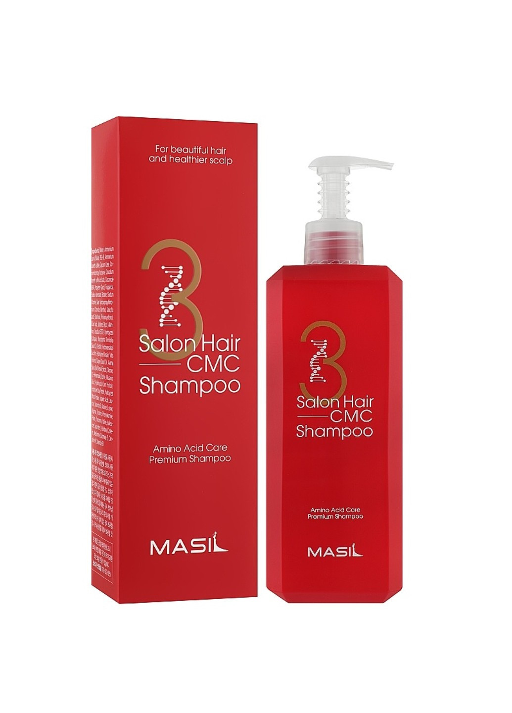 Восстанавливающий шампунь с аминокислотным комплексом 3 Salon Hair CMC Shampoo 500 мл MASIL (253329553)
