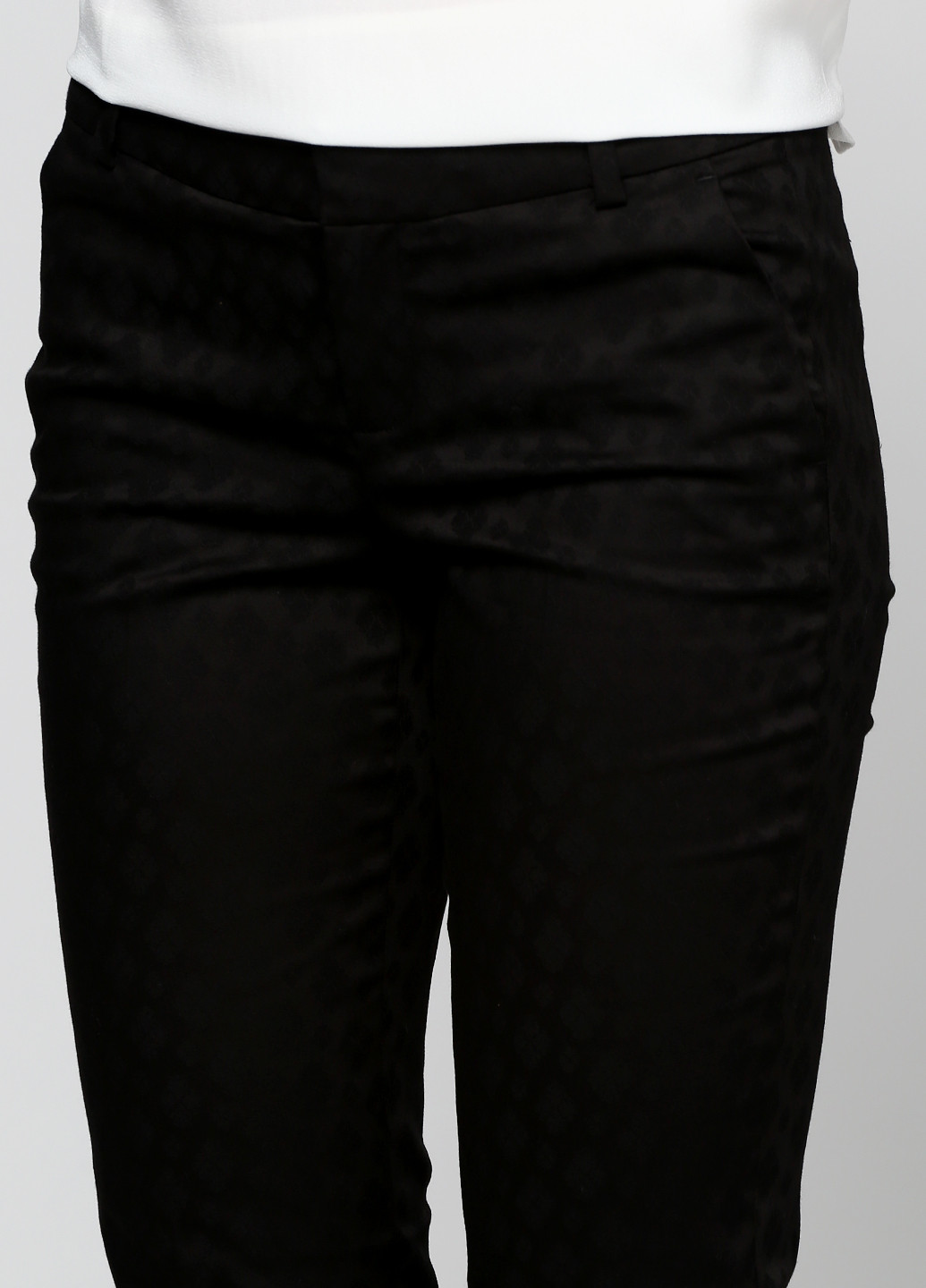 Черные кэжуал демисезонные зауженные брюки Mexx