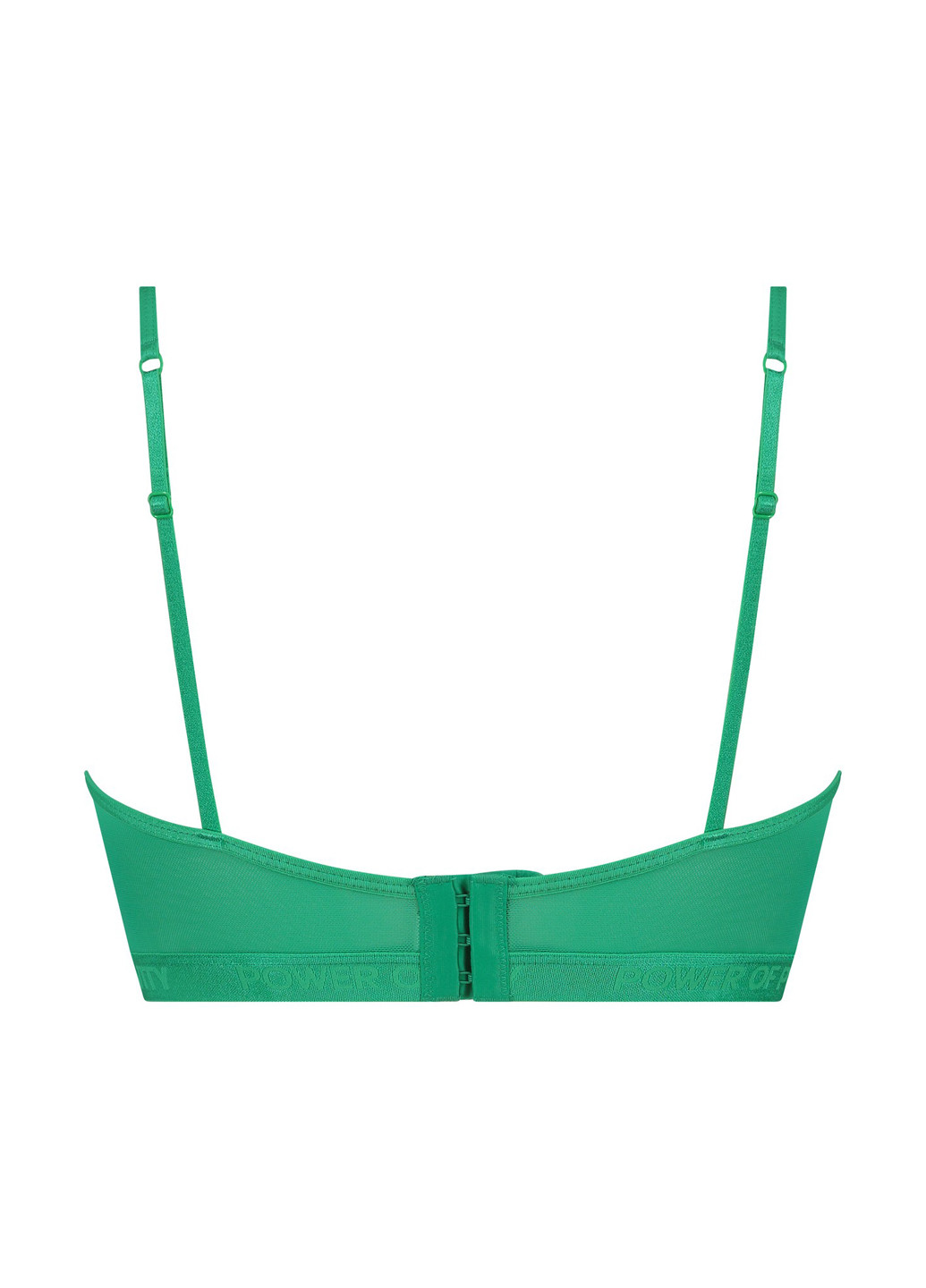 Зелений бюстгальтер Hunkemoller без кісточок поліамід