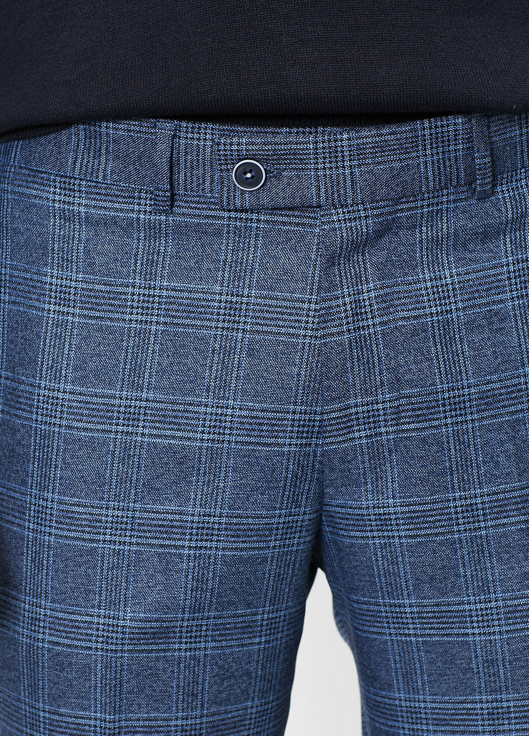 Синие классические демисезонные классические брюки KOTON
