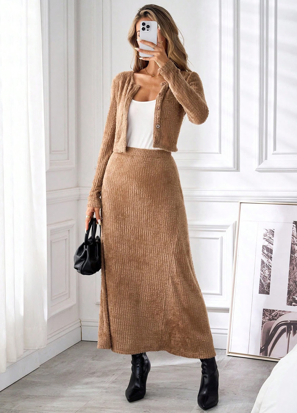 Костюм (жакет, юбка) SHEIN (322814316)