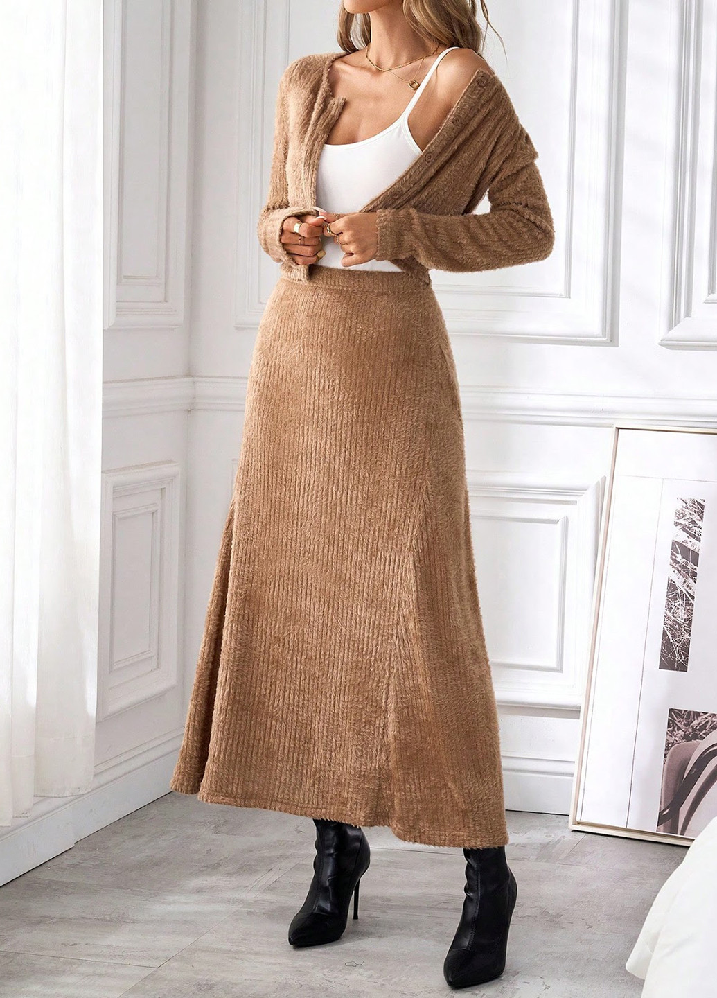 Костюм (жакет, юбка) SHEIN (322814316)