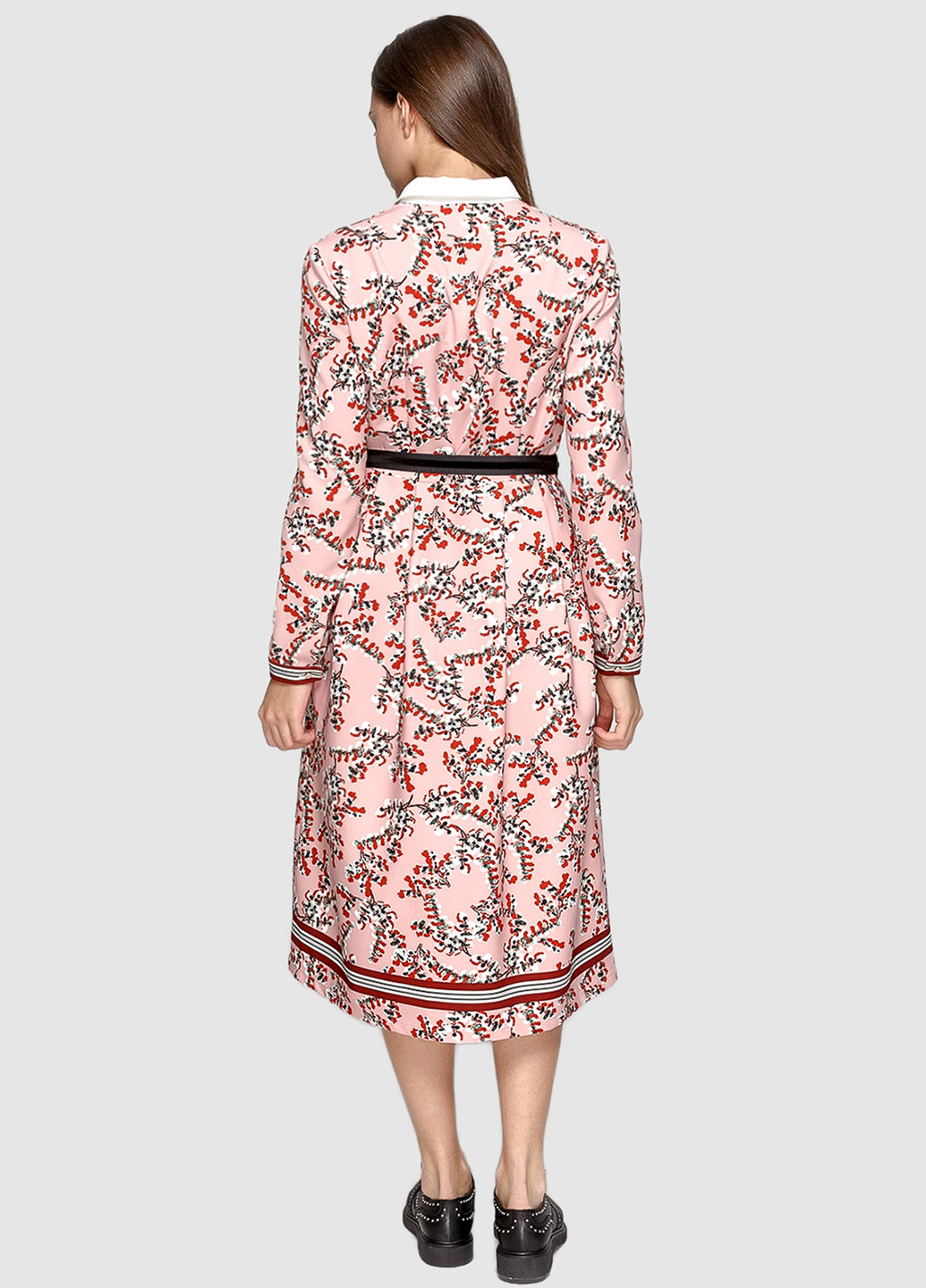 Светло-розовое кэжуал платье Dolcedonna с цветочным принтом