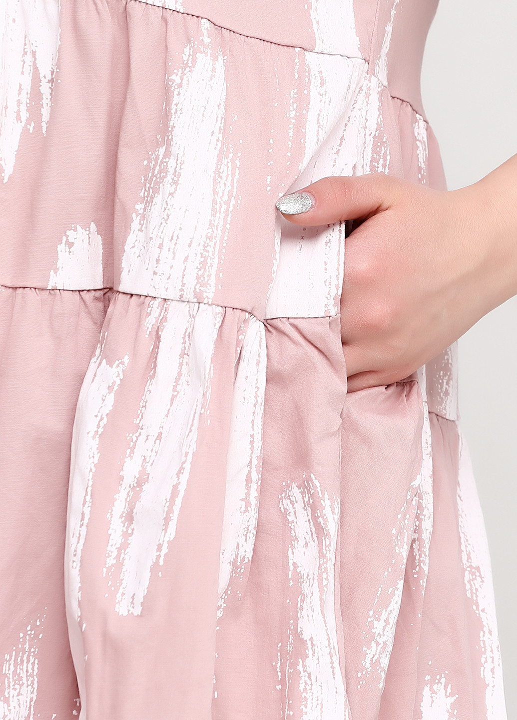 Світло-рожева кежуал сукня New Colection з малюнком