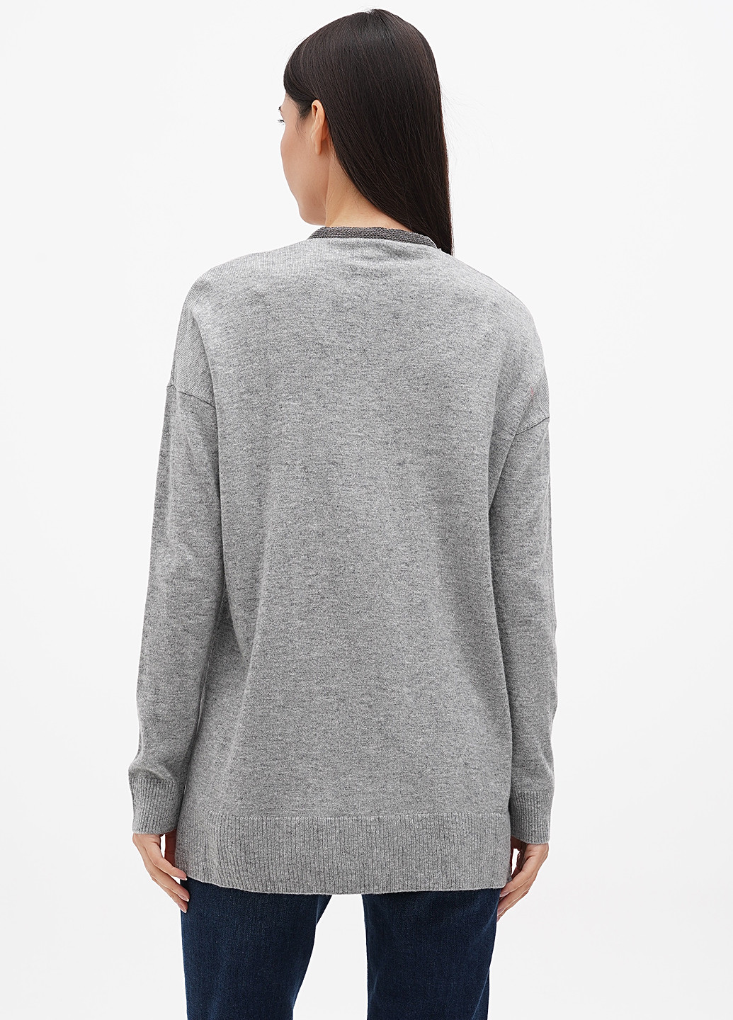 Світло-сірий демісезонний пуловер пуловер S.Oliver