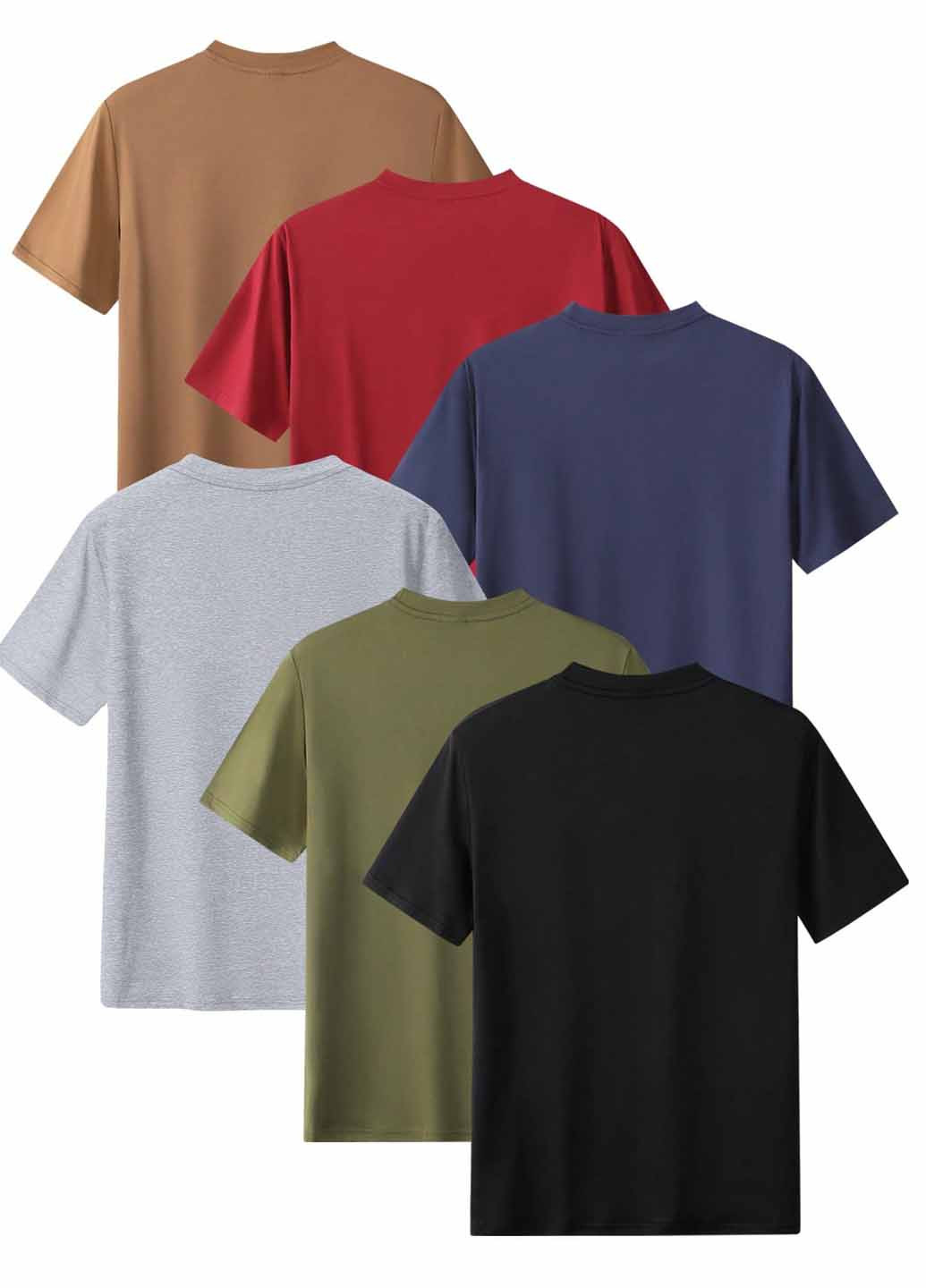 Комбинированная футболка (6 шт.) SHEIN