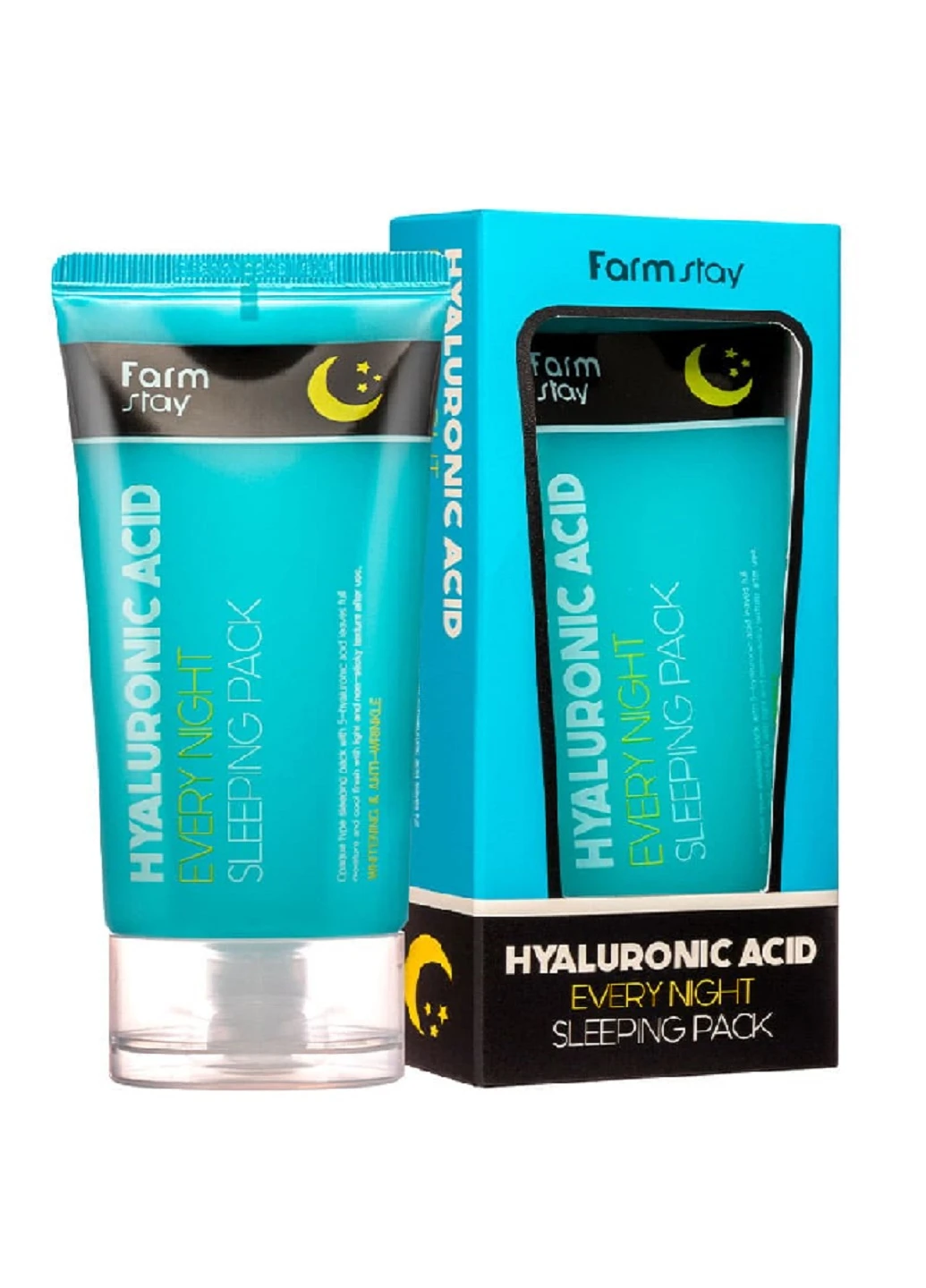 Нічна маска для обличчя з гіалуроновою кислотою Hyaluronic Acid Every Night Sleeping Pack, 120 мл FarmStay (219904420)