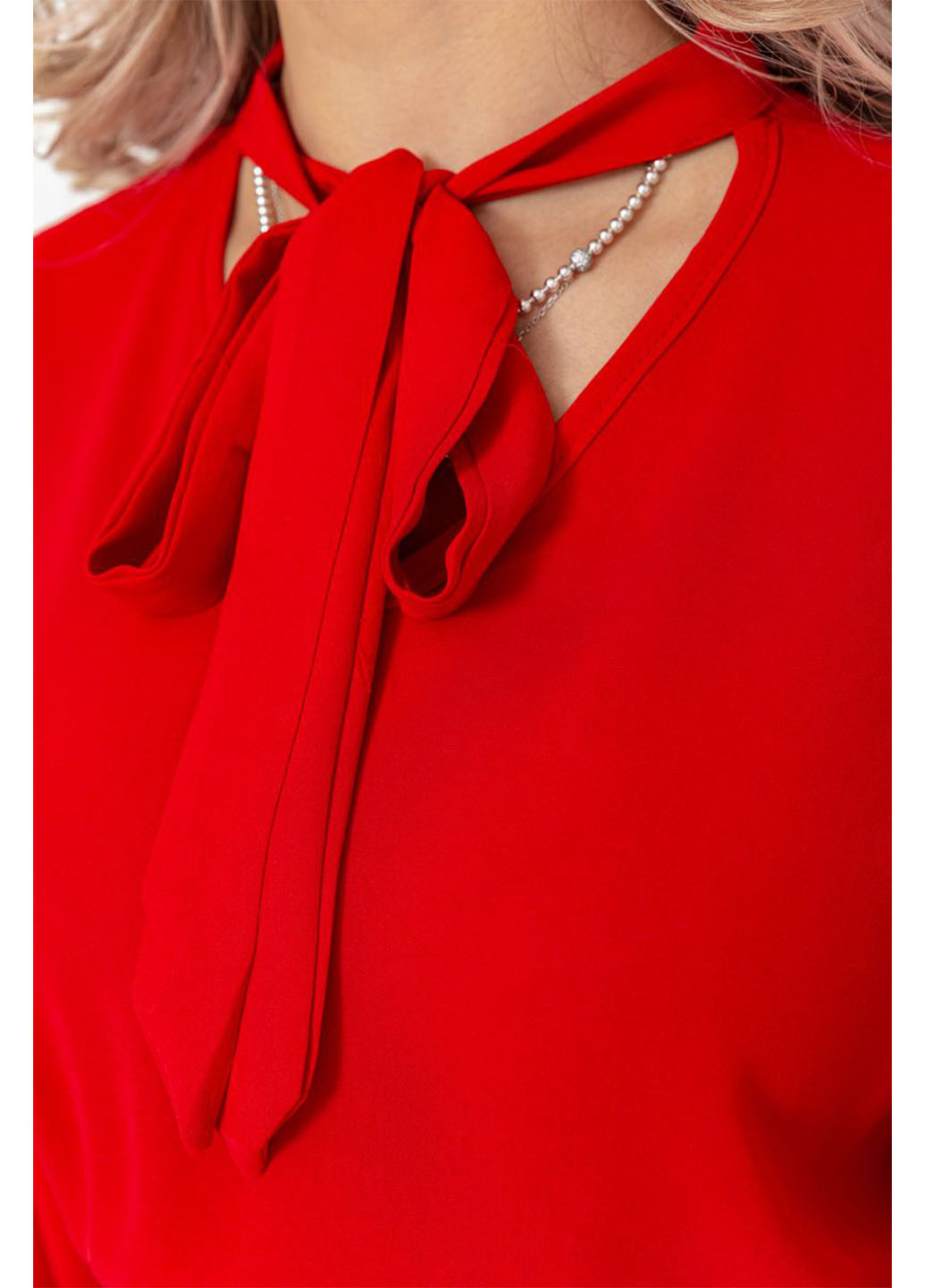Красное кэжуал платье Ager однотонное