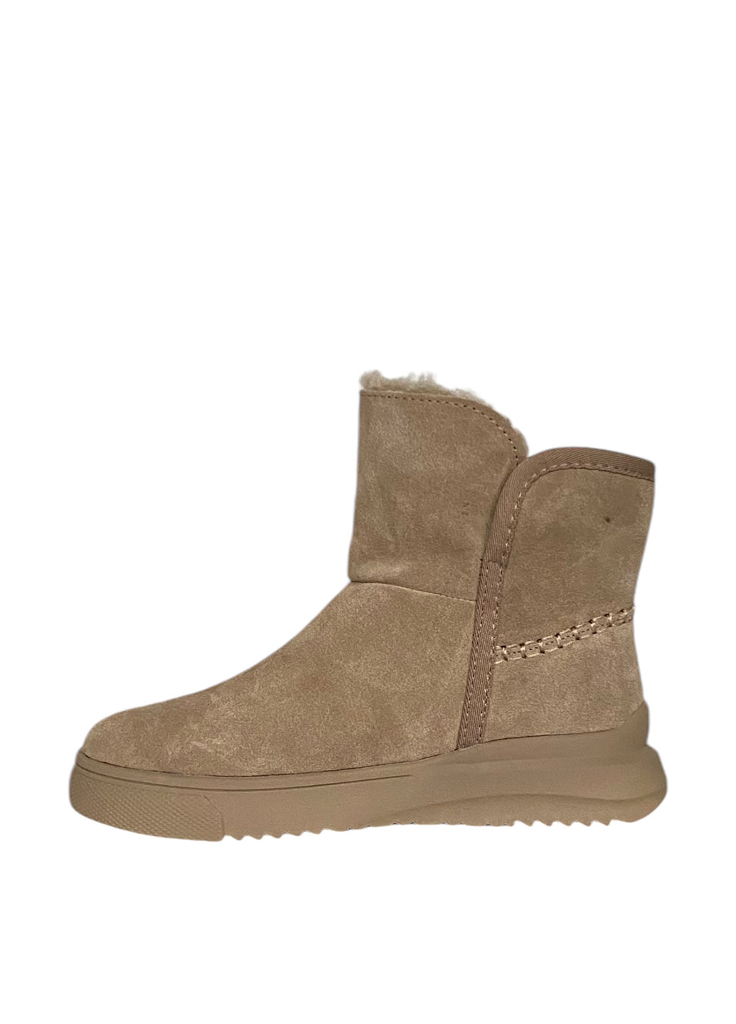 Зимние ботинки ALLSY без декора из натуральной замши