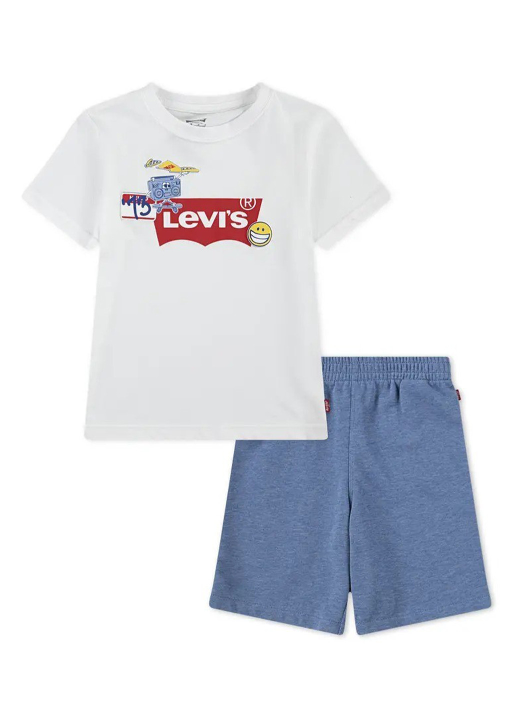 Комбинированный летний комплект (футболка, шорты) Levi's