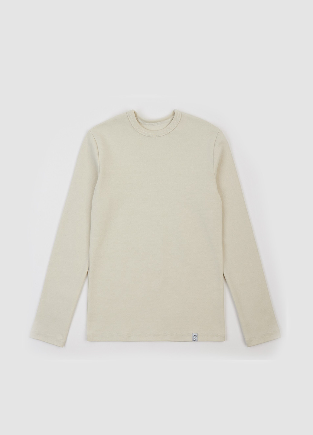 Молочный демисезонный кэжуал лонгслив ArDoMi однотонный