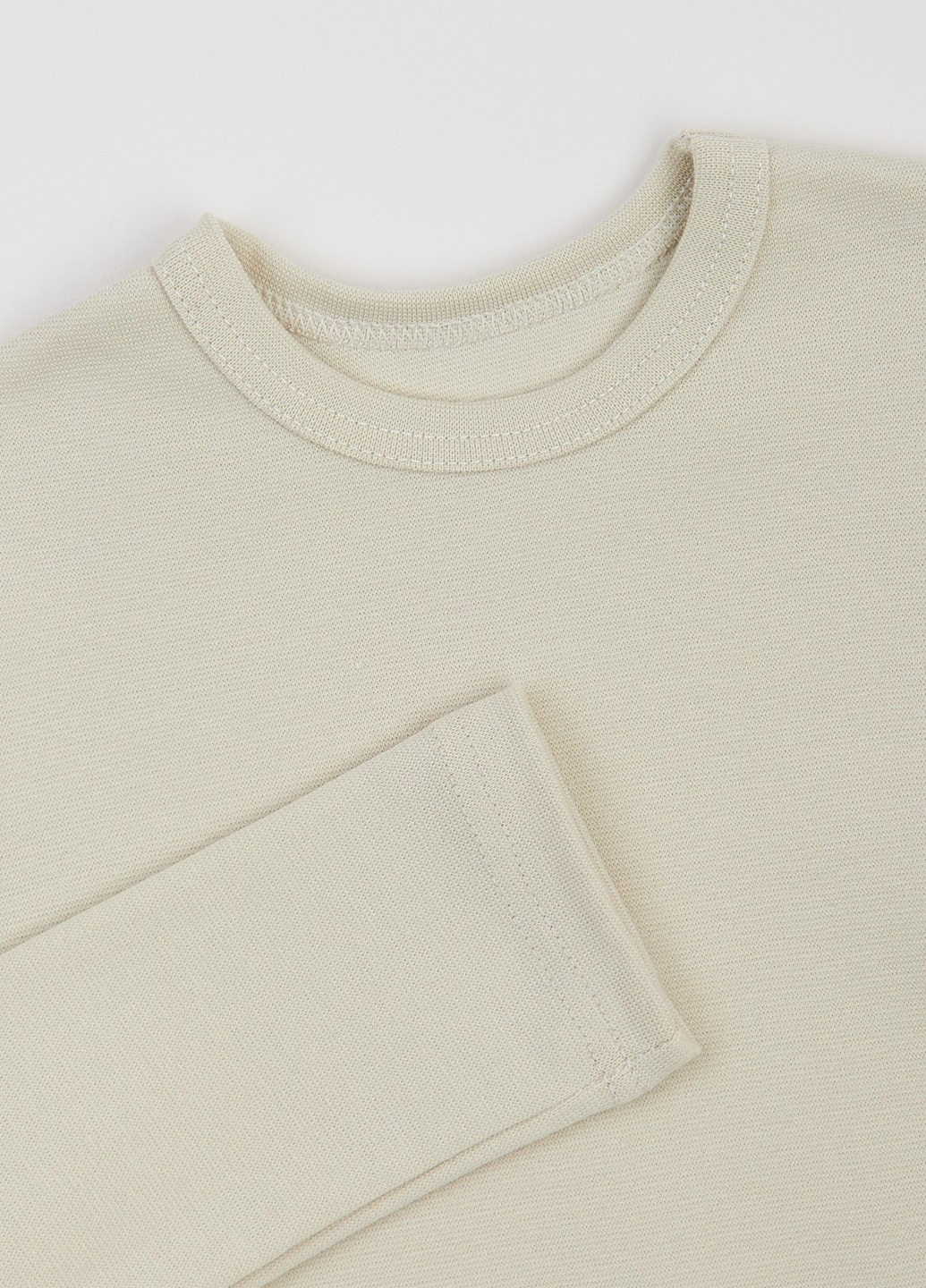 Молочный демисезонный кэжуал лонгслив ArDoMi однотонный