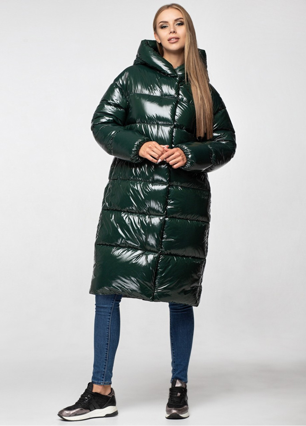 Изумрудная зимняя куртка KTL&Kattaleya