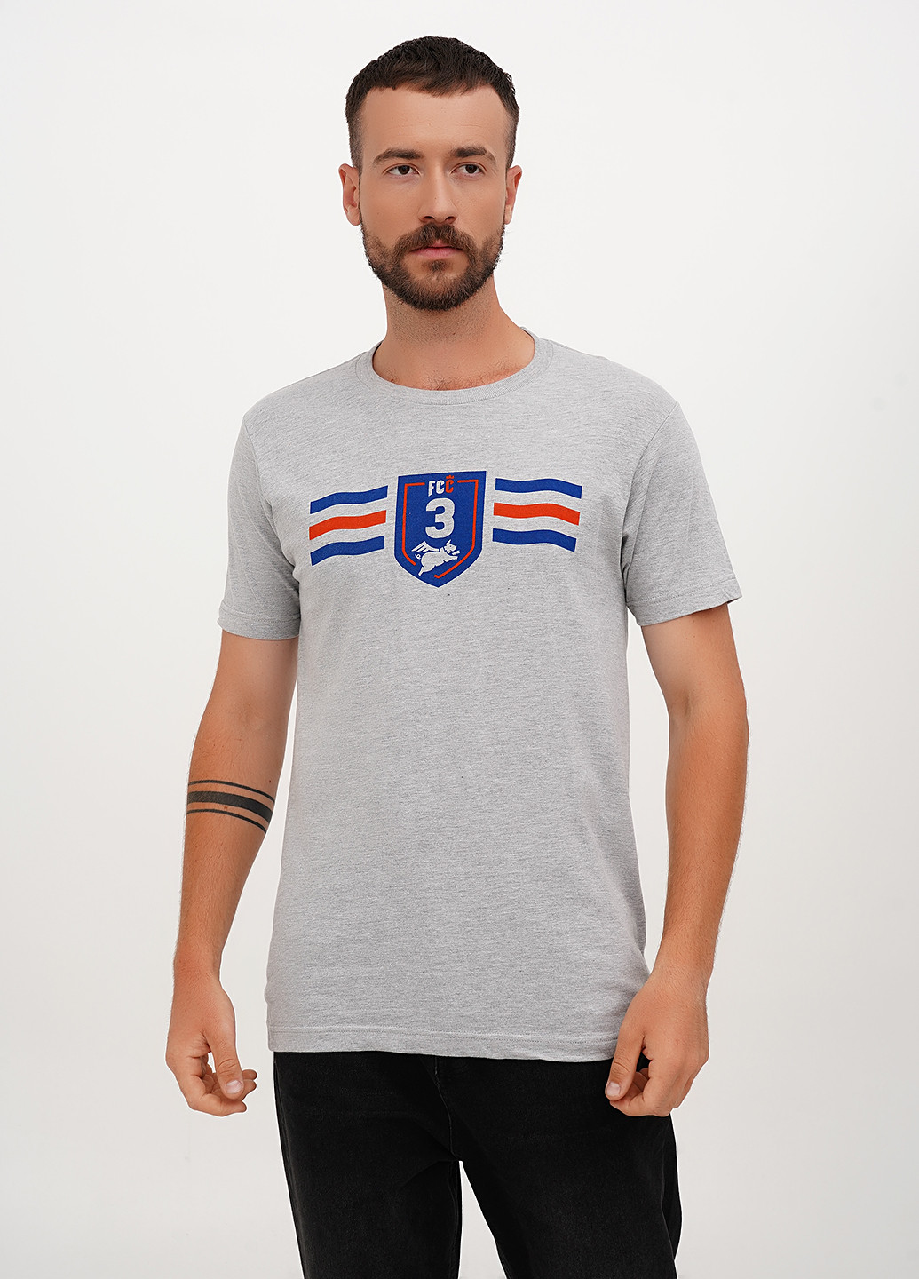 Серая футболка Tultex