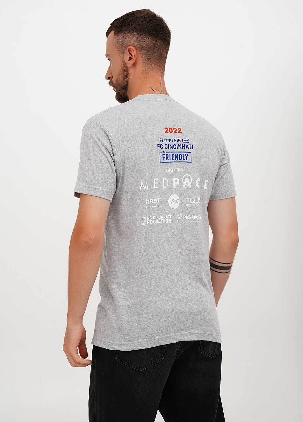 Серая футболка Tultex