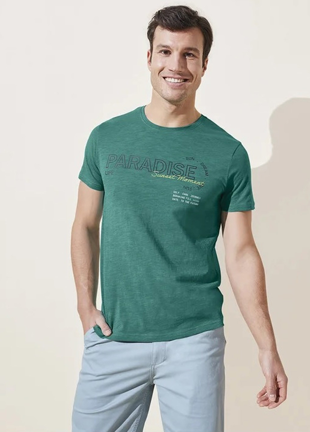 Темно-бірюзова футболка Livergy